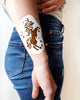 Șablon „Unicorn cu steluțe” pentru tatuaje temporare cu henna